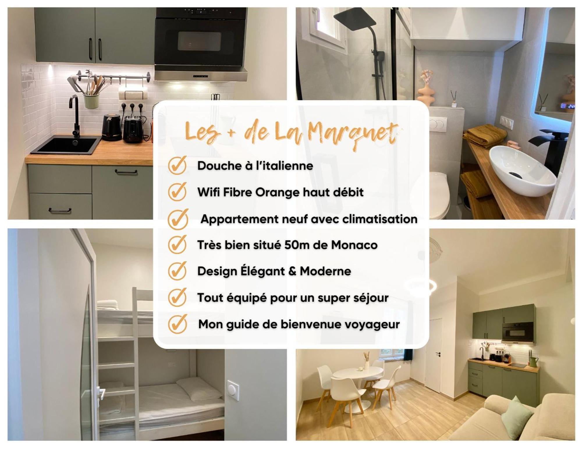 Appartements Neuf - Frontiere De Monaco - Clim - Wifi 卡普戴尔 外观 照片