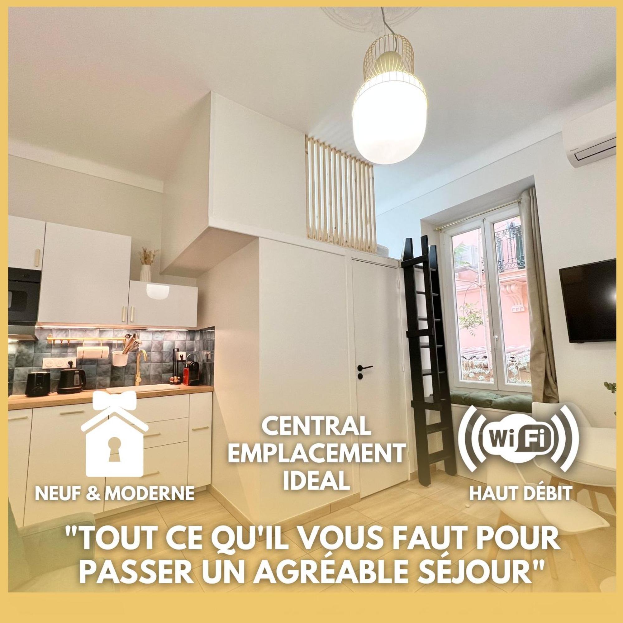 Appartements Neuf - Frontiere De Monaco - Clim - Wifi 卡普戴尔 外观 照片