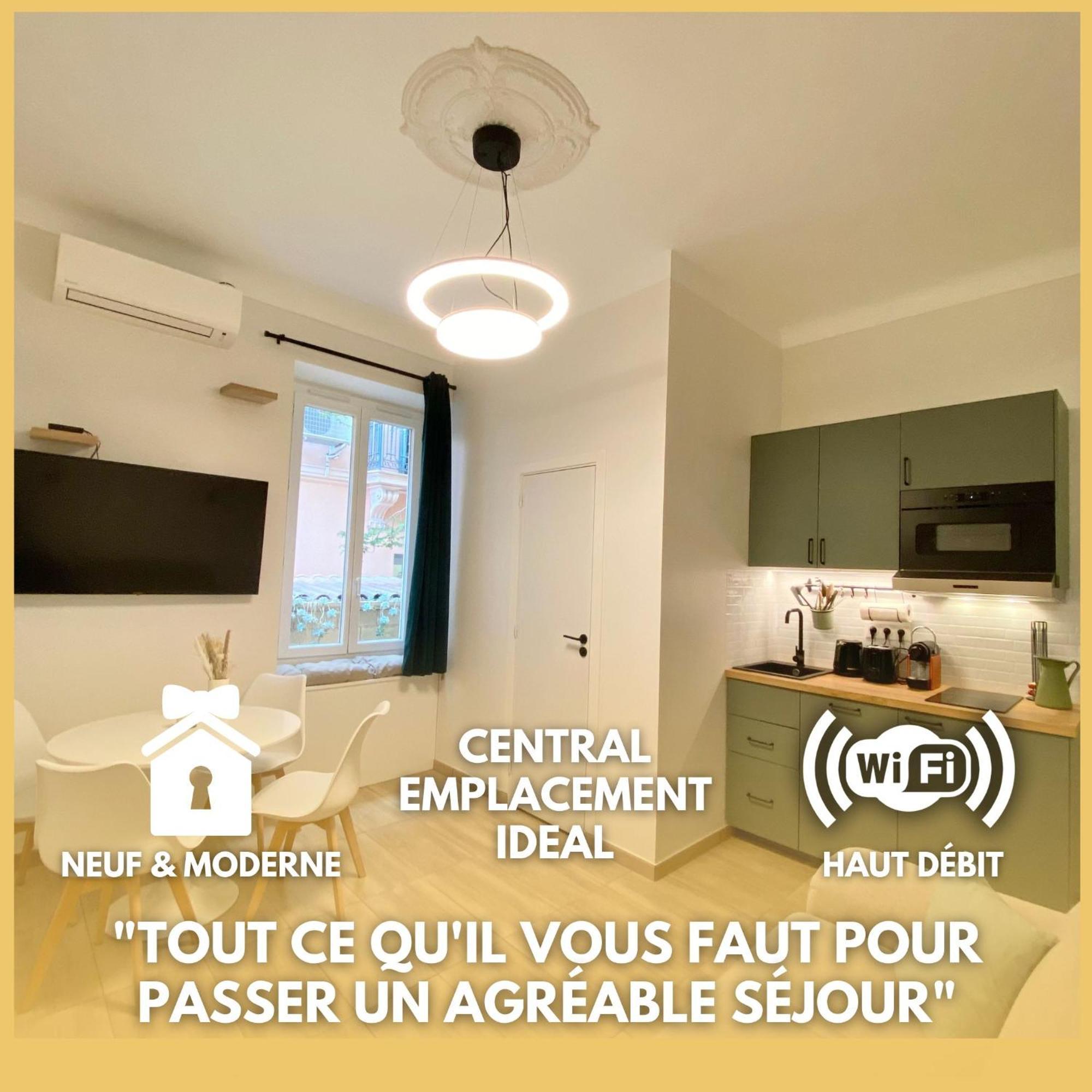 Appartements Neuf - Frontiere De Monaco - Clim - Wifi 卡普戴尔 外观 照片